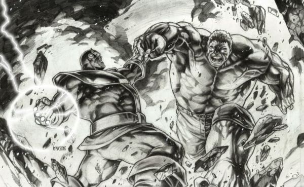 Image for Hulk vs Thanos Illustration