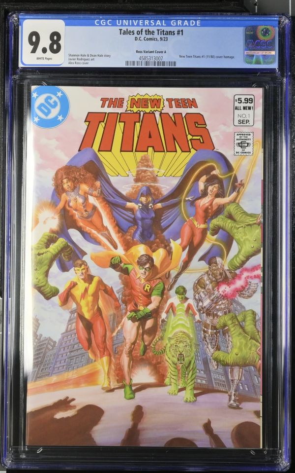 Image for Tales of the Titans #1 Ross Variant Cover A CGC 9.8
