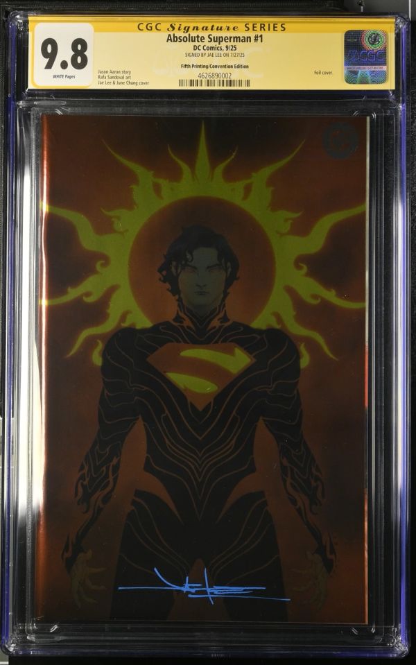 Image for Absolute Superman #1 CGC 9.8 Signed by Jae Lee