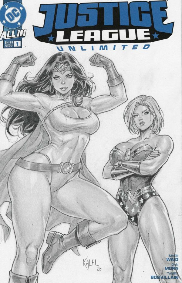 Image for Original Blank Cover "Justice League Unlimited" by Kalel