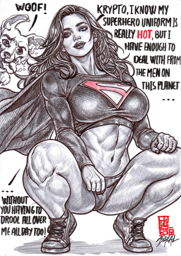 Image for Supergirl - NO RUSH TO BLUSH / Bazal. 8,3x11,7 in. 