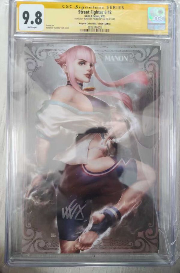Image for Street Fighter 6 #2 CGC 9.8 Signed by Kunkka