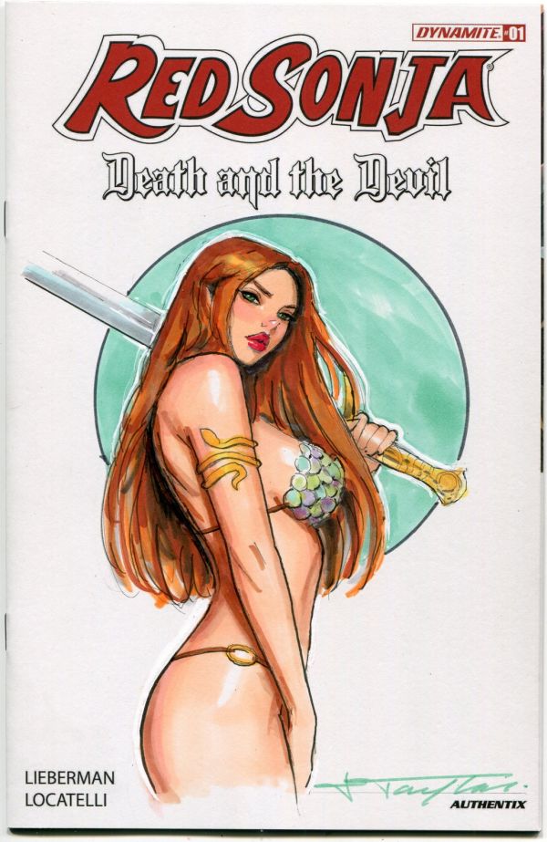 Image for Red Sonja Death and the Devil Sketch Cover by Jeff Taylor