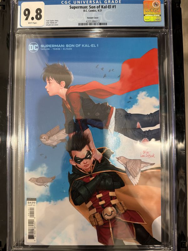 Image for Superman: Son of Kal-El #1 CGC 9.8 Variant Cover