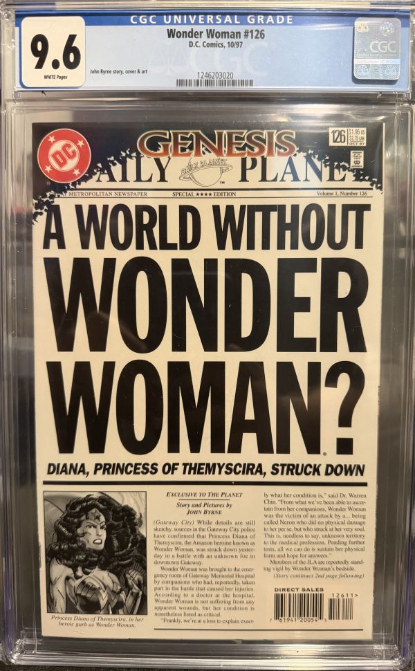 Image for Wonder Woman #126 CGC 9.6