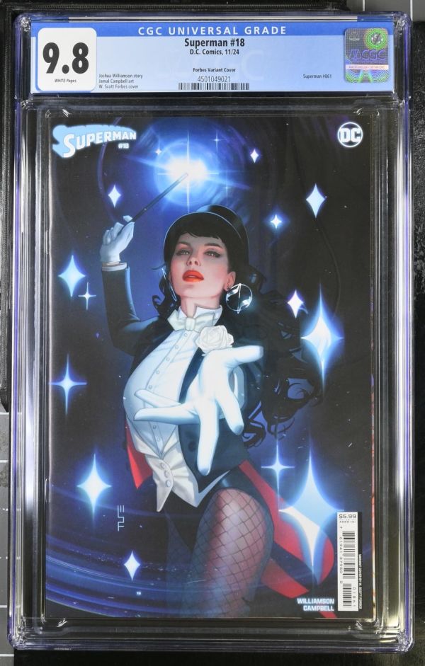 Image for Superman #18 Forbes Variant CGC 9.8