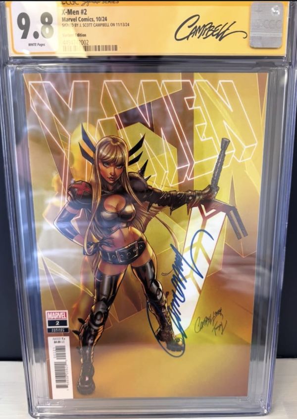 Image for X-Men #2 CGC 9.8 Signed by J. Scott Campbell