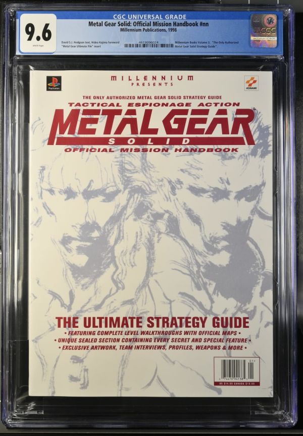 Image for Metal Gear Solid: Official Mission Handbook #nn CGC 9.6