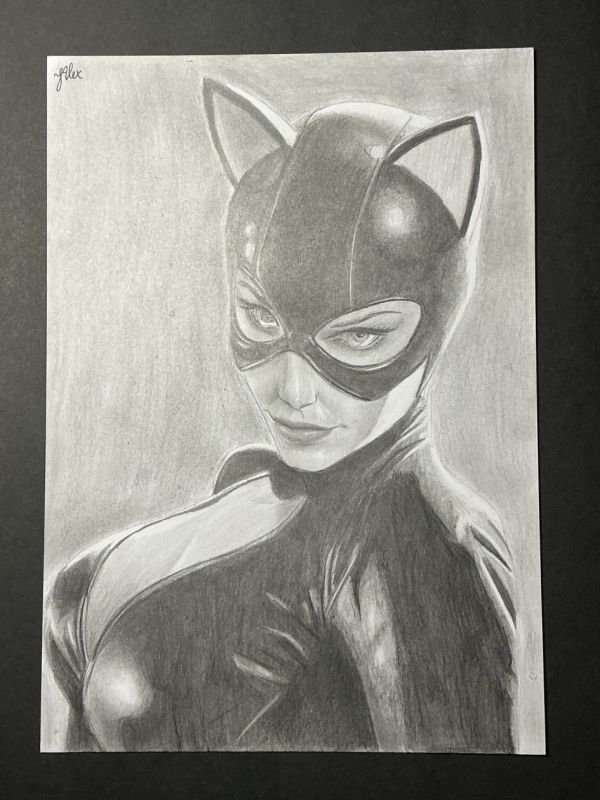 Image for Catwoman 9x12 Art by Alex