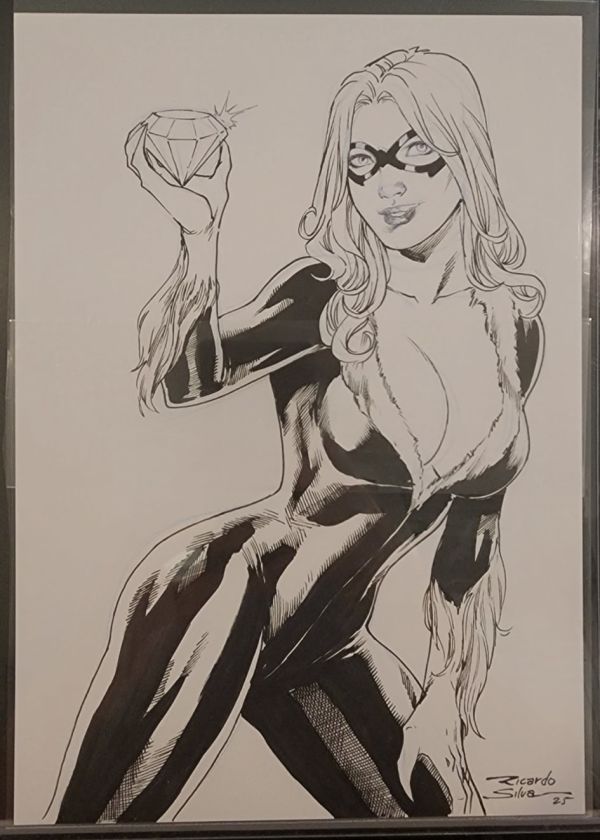Image for Black Cat Illustration by Ricardo Silva
