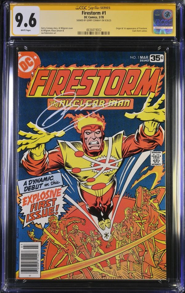 Image for Firestorm #1 CGC 9.6 Signed by Gerry Conway