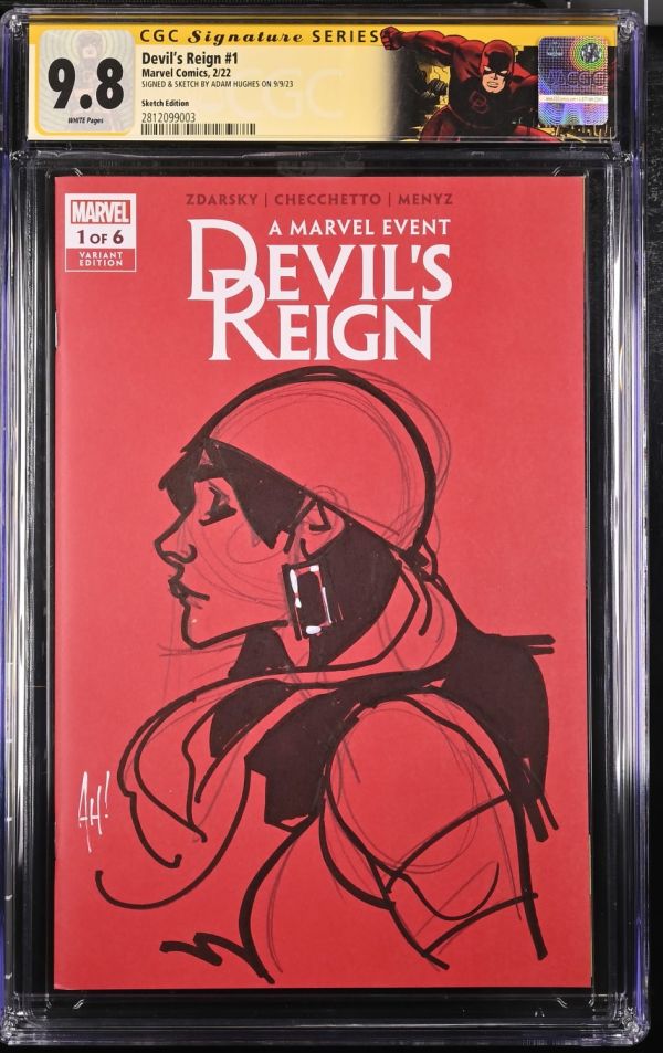 Image for Elektra Sketch Cover by Adam Hughes