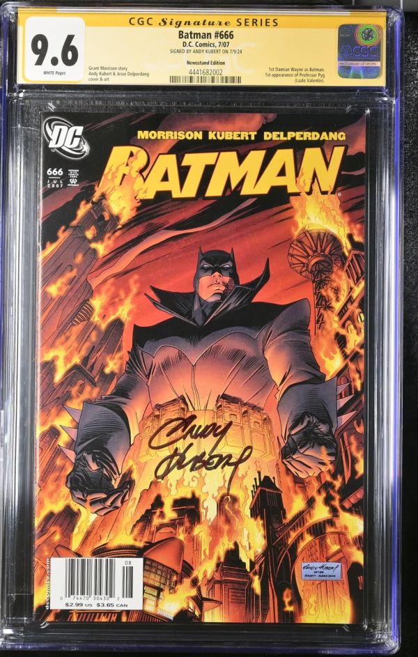 Image for Batman #666 CGC 9.6 Signed by Andy Kubert