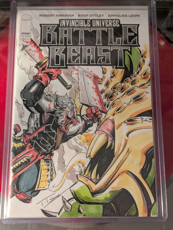 Image for Battle Beast Original Art - TIsaac5