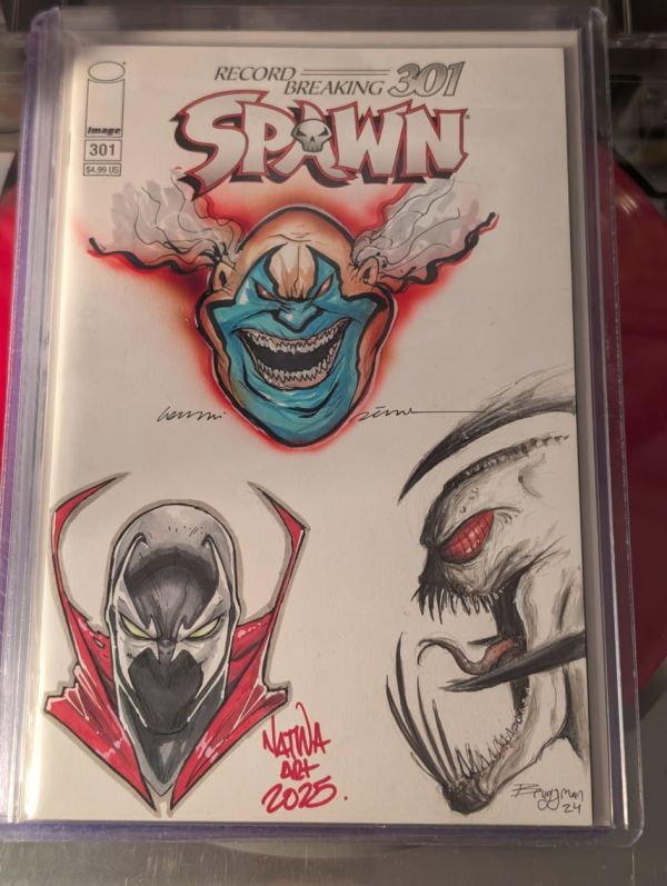 Image for Spawn #301 Blank Cover Jam Piece