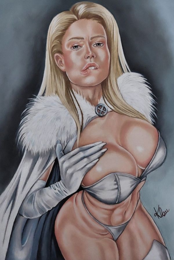 Image for Emma Frost 8x11 Pencil Color Art