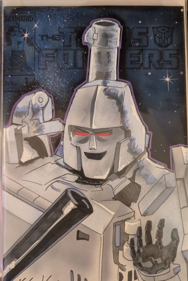 Image for Transformers Blank Cover Megatron Sketch by Kyle Willis