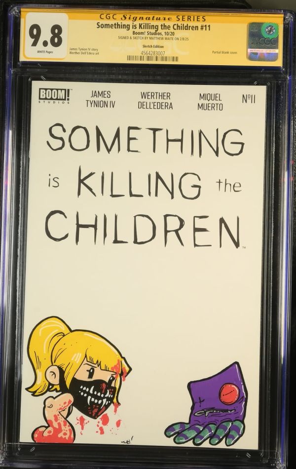 Image for Something is Killing the Children #11 CGC 9.8 Signed & Sketched by Matthew Waite