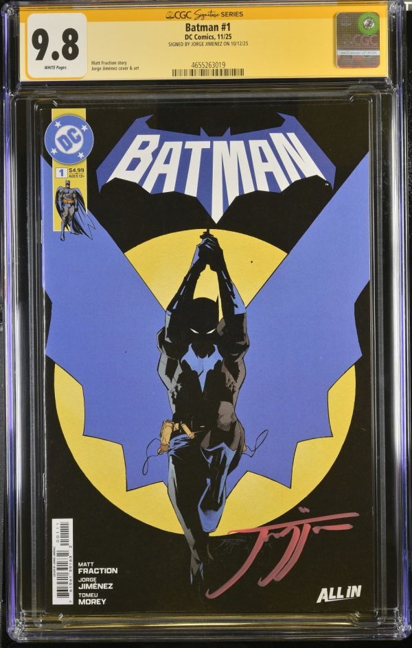 Image for Batman #1 | CGC 9.8 | SIGNED BY JORGE JIMENEZ 