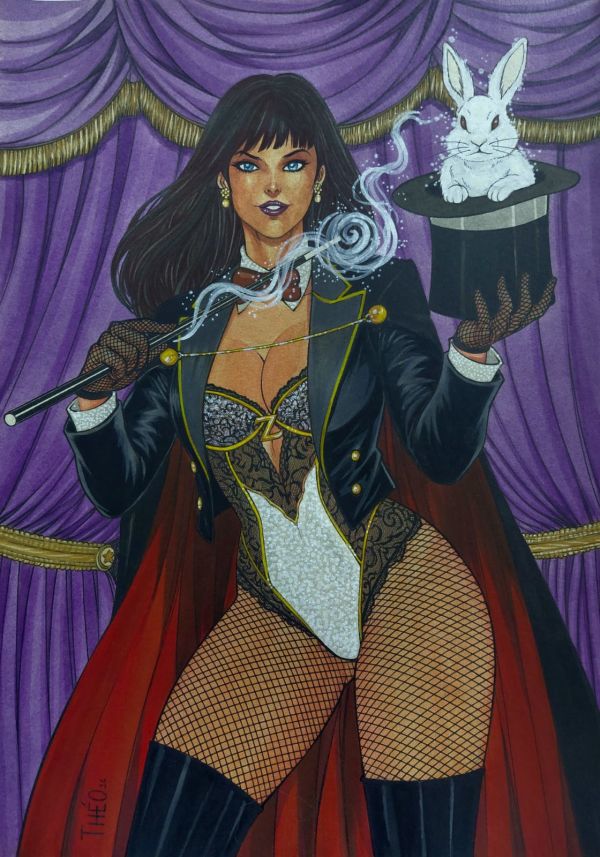 Image for Zatanna Original Art, 11" X 17"