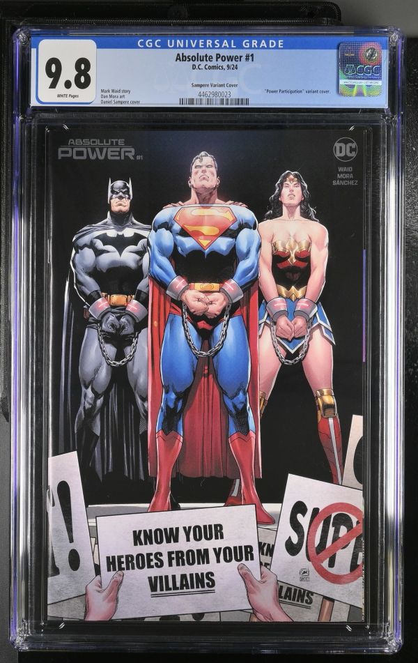 Image for Absolute Power #1 | Sampere Variant Cover | CGC 9.8 | Universal