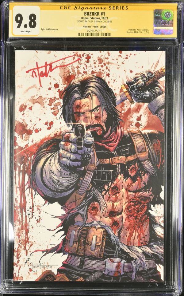 Image for BRZRKR #1 | Whatnot "Virgin" Edition | CGC 9.8 | Signature Series