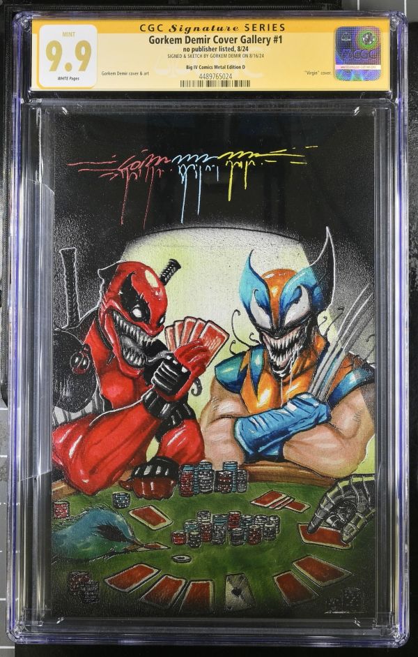 Image for Gorkem Demir Cover Gallery #1 | Big IV Comics Metal Edition D | CGC 9.9 | Signature Series