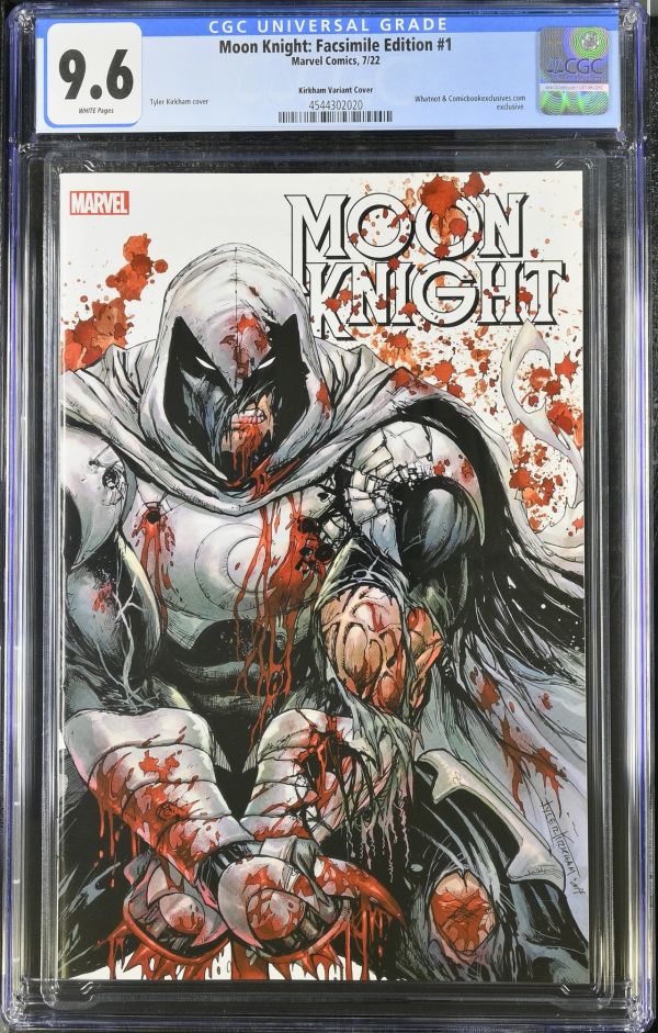 Image for Moon Knight: Facsimile Edition #1 | Kirkham Variant Cover | CGC 9.6 | Universal