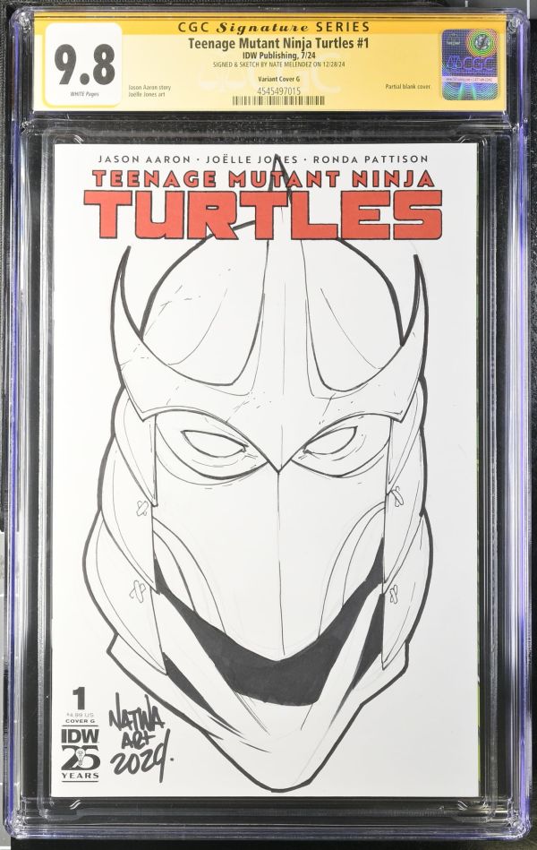 Image for Teenage Mutant Ninja Turtles #1 | Variant Cover G | CGC 9.8 | Signature Series