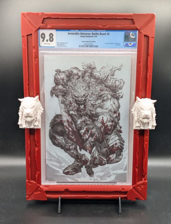 Image for Invincible Universe: Battle Beast #5 CGC 9.8 Variant with Custom 3D Printed Frame