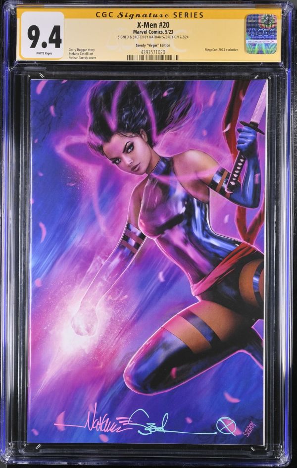 Image for X-Men #20 CGC 9.4 Signed & Sketched by Nathan Szerdy