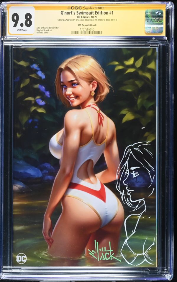 Image for G'nort's Swimsuit Edition #1 CGC 9.8 Signed by Will Jack