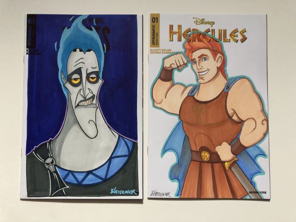 Image for Hades and Hercules Original Sketch Covers