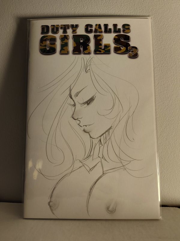Image for Ale Garza Sketch Cover | Duty Calls Girls 3
