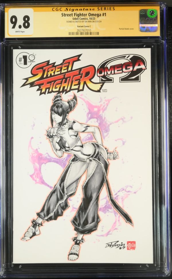 Image for Street Fighter Omega #1 CGC 9.8 Signed by Shi Min