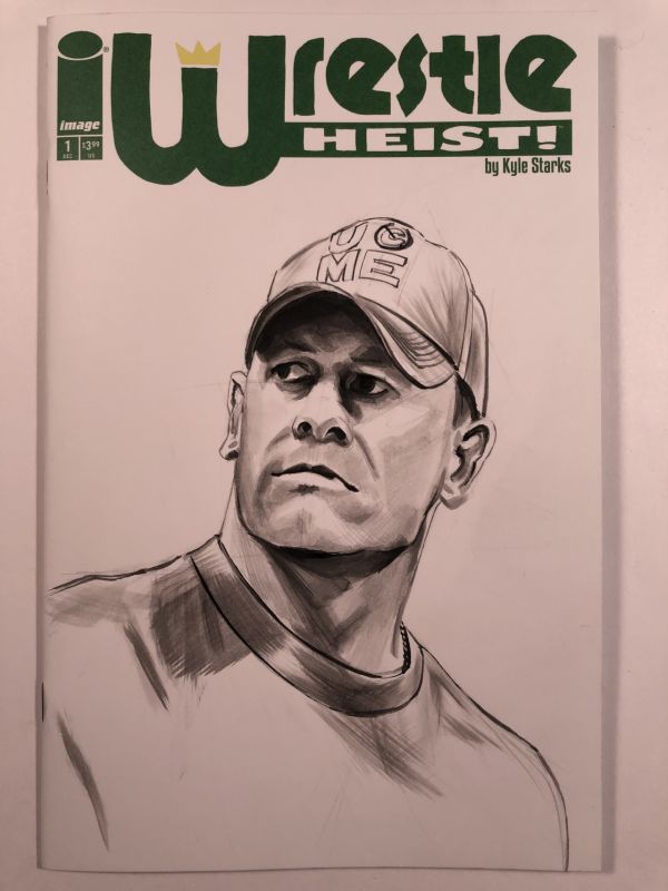 Image for Wrestle Heist #1 John Cena Sketch Cover