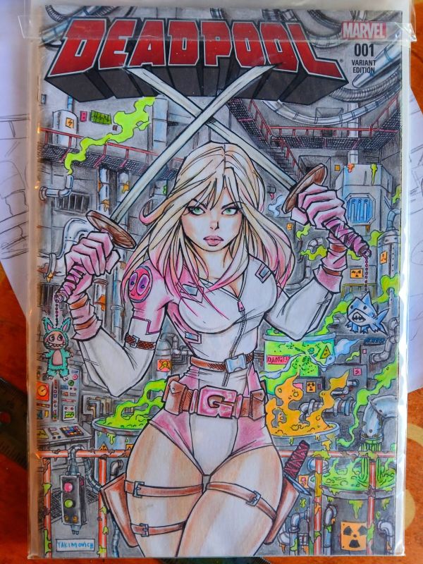 Image for Deadpool #1 Variant Edition Sketch Cover Gwenpool