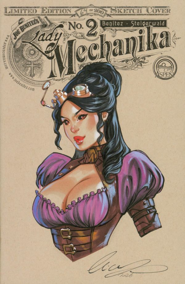 Image for Lady Mechanika No. 2 Limited Edition Sketch Cover