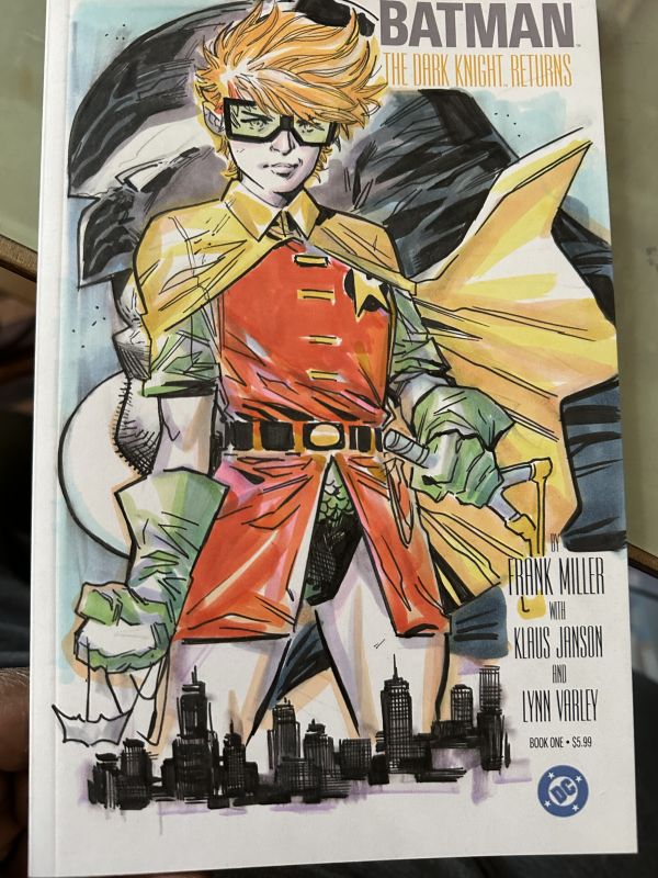 Image for Batman and Robin Sketch Cover by Ken Lashley