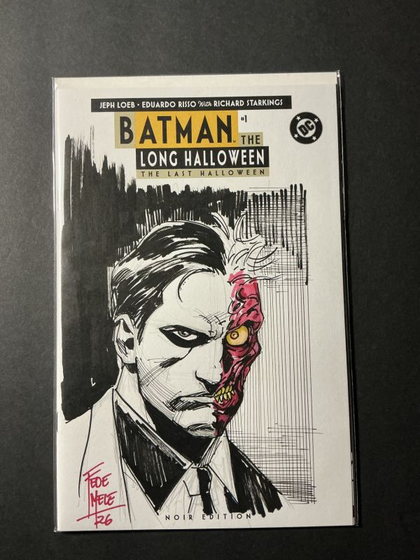 Image for Two-Face Sketch Cover by Fede Mele