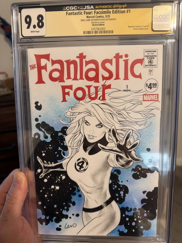 Image for Greg Land Invisible Woman Sketch