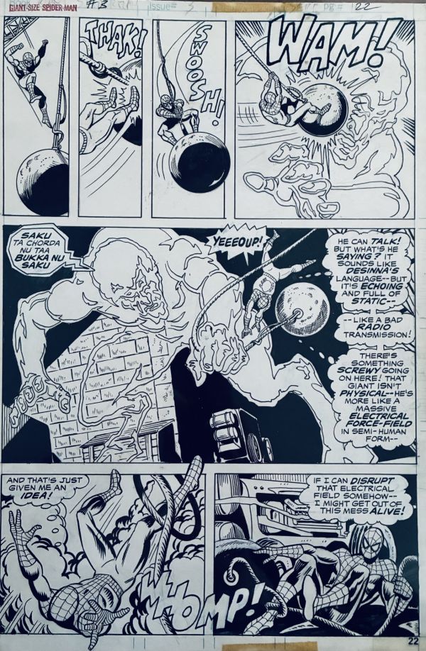 Image for Giant-Size Spider-Man #3 page 22 ! Ross Andru pencils & Mike Esposito inks! Spidey in every panel!!!