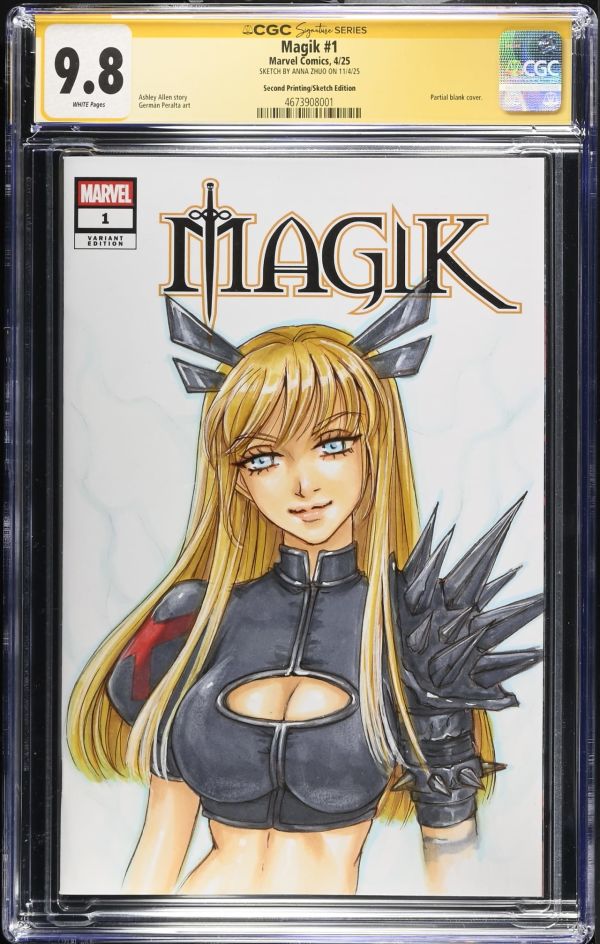 Image for Magik #1 CGC 9.8 Sketched & Signed by Anna Zhuo