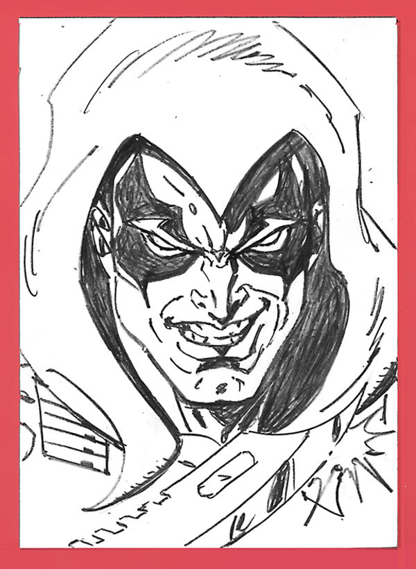 Image for Cobra Zartan Original Pencil Sketch Card