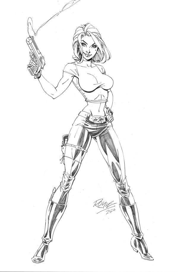 Image for Abbey Chase Danger Girl Pin-Up Sketch