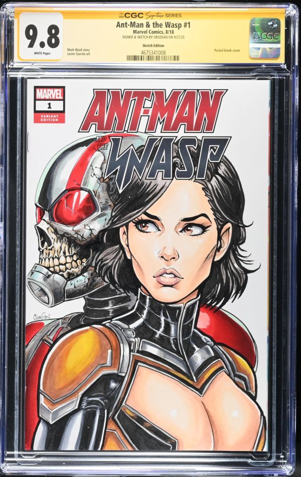 Image for Ant-Man & the Wasp #1 CGC 9.8 Signed & Sketched by Obsidian