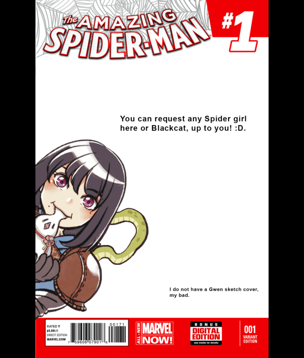 Image for Amazing Spider-Man Sketch Cover Commission (1)