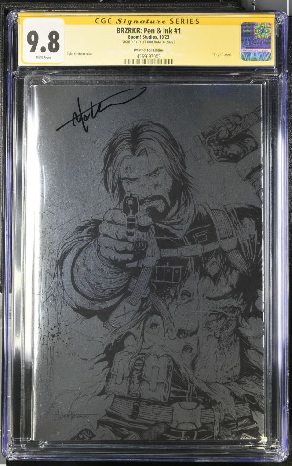 Image for BRZRKR: Pen & Ink #1 | Whatnot Foil Edition | CGC 9.8 | Signature Series