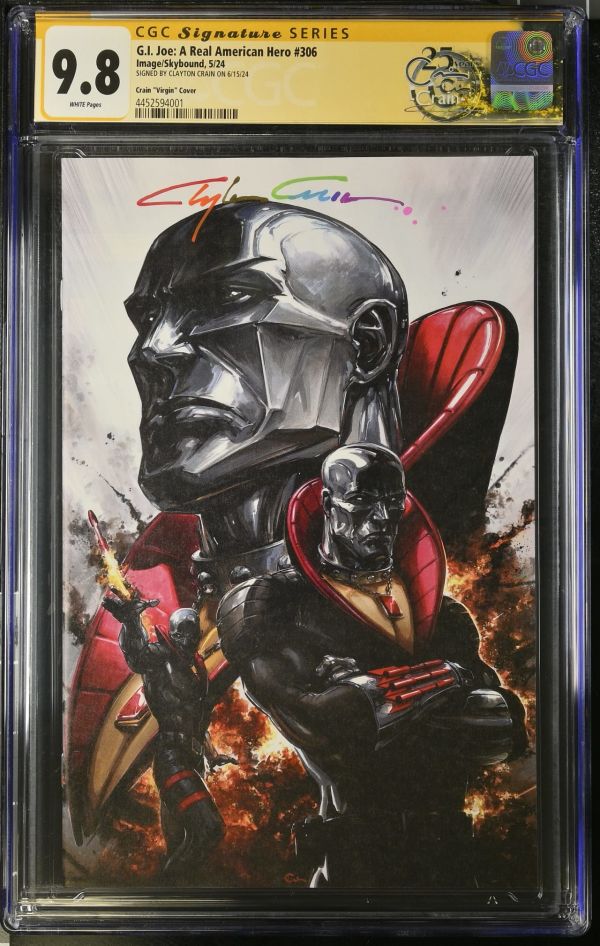 Image for G.I. Joe: A Real American Hero #306 | Crain Variant Cover | CGC 9.8 | Signature Series