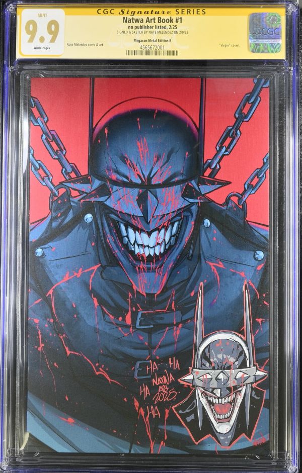 Image for Natwa Art Book #1 | Megacon Metal Edition B | CGC 9.9 | Signature Series